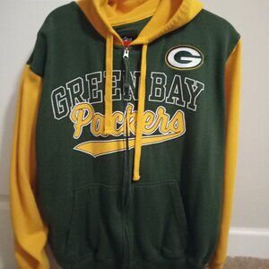 Green Bay Packers Hooded Zip Up Jacket